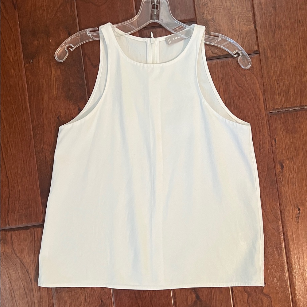 Everlane Cream/Off-White Tank Blouse size 0
